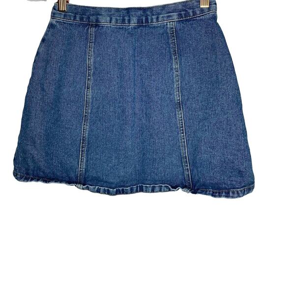 Urban Outfitters BDG Button Down Jean Skirt Denim Mini Skirt Small 24" - Picture 3 of 6